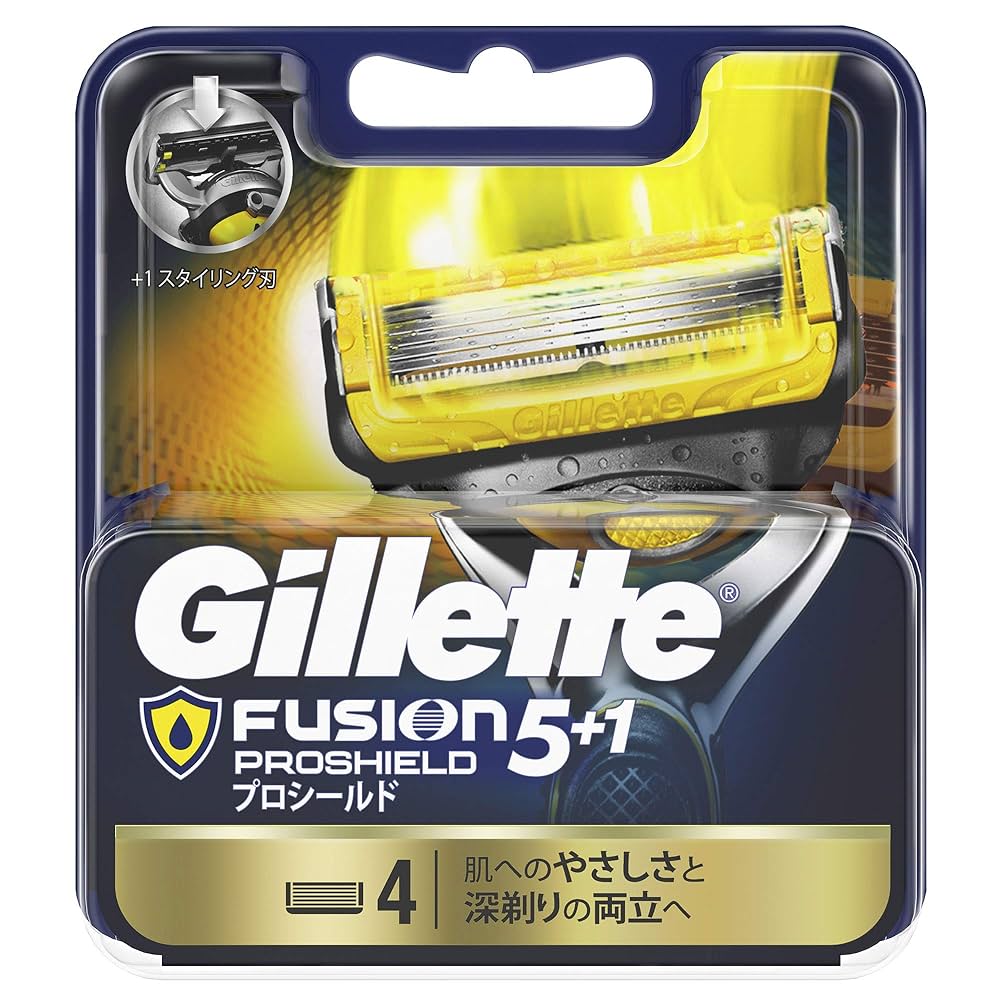 Gillette メンズ剃刀　本体　4個セット ジレット Amazon.co.jp: Gillette ジレット 髭剃り 替刃 4個 スタンド付